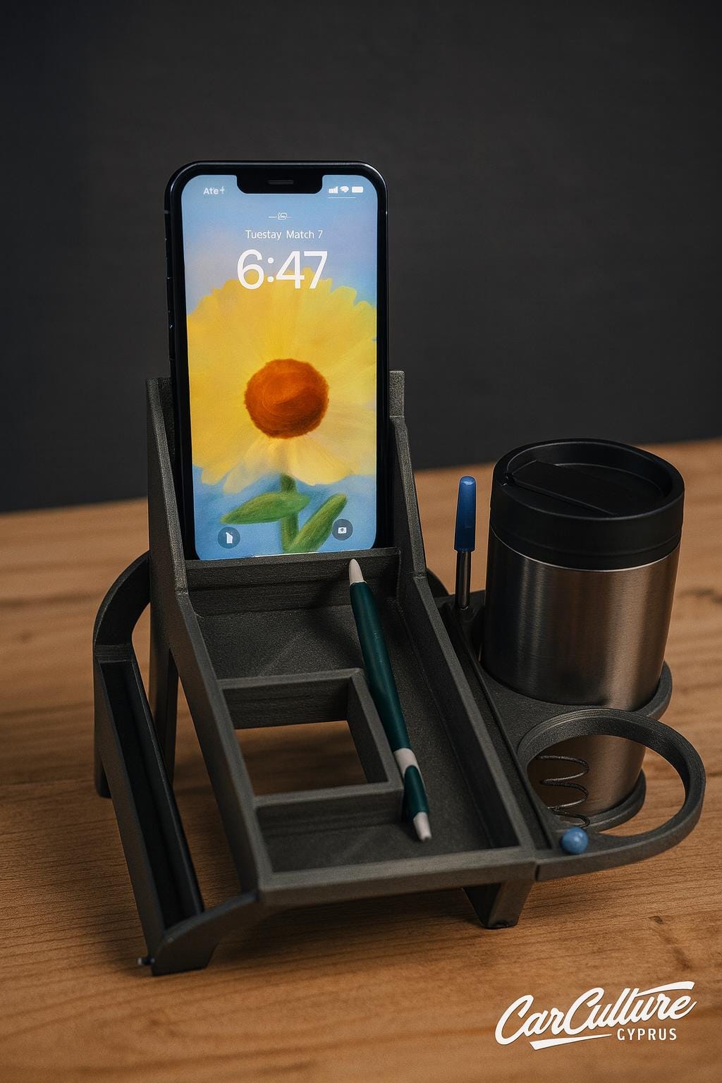 VW Type 1 Bug Center Console Cup Holder & Organizer – DIY Assembly Kit