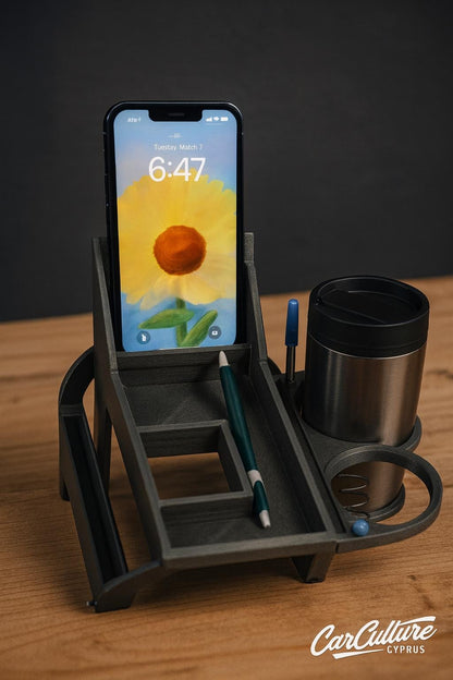 VW Type 1 Bug Center Console Cup Holder & Organizer – DIY Assembly Kit