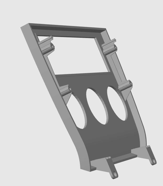 Nissan Silvia S14a Gauge Mod, 3D Printed Dashboard Panel