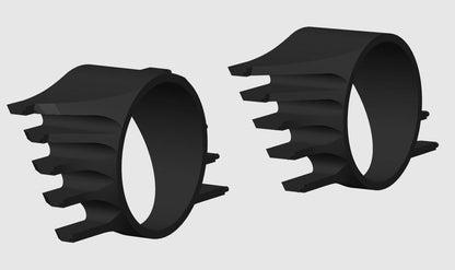 BMW E46 Gauge Pod for 52mm Turbo Gauges Black