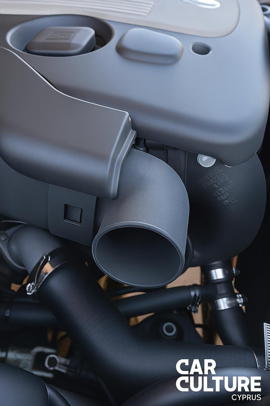 BMW M57 Engine Intake Adapter | 3 Inch Hose Connector | Land Rover Swap Fit black