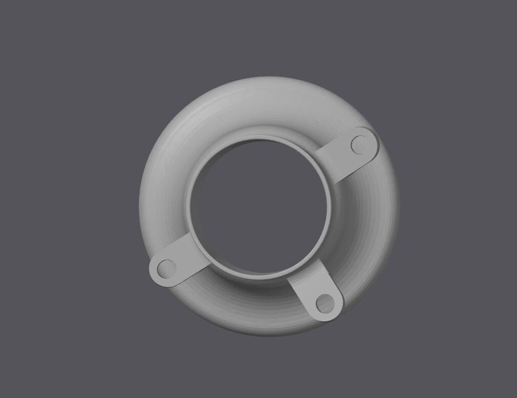 BMW E30 Intake Duct: High Beam Delete, Track/Drift Mod Black