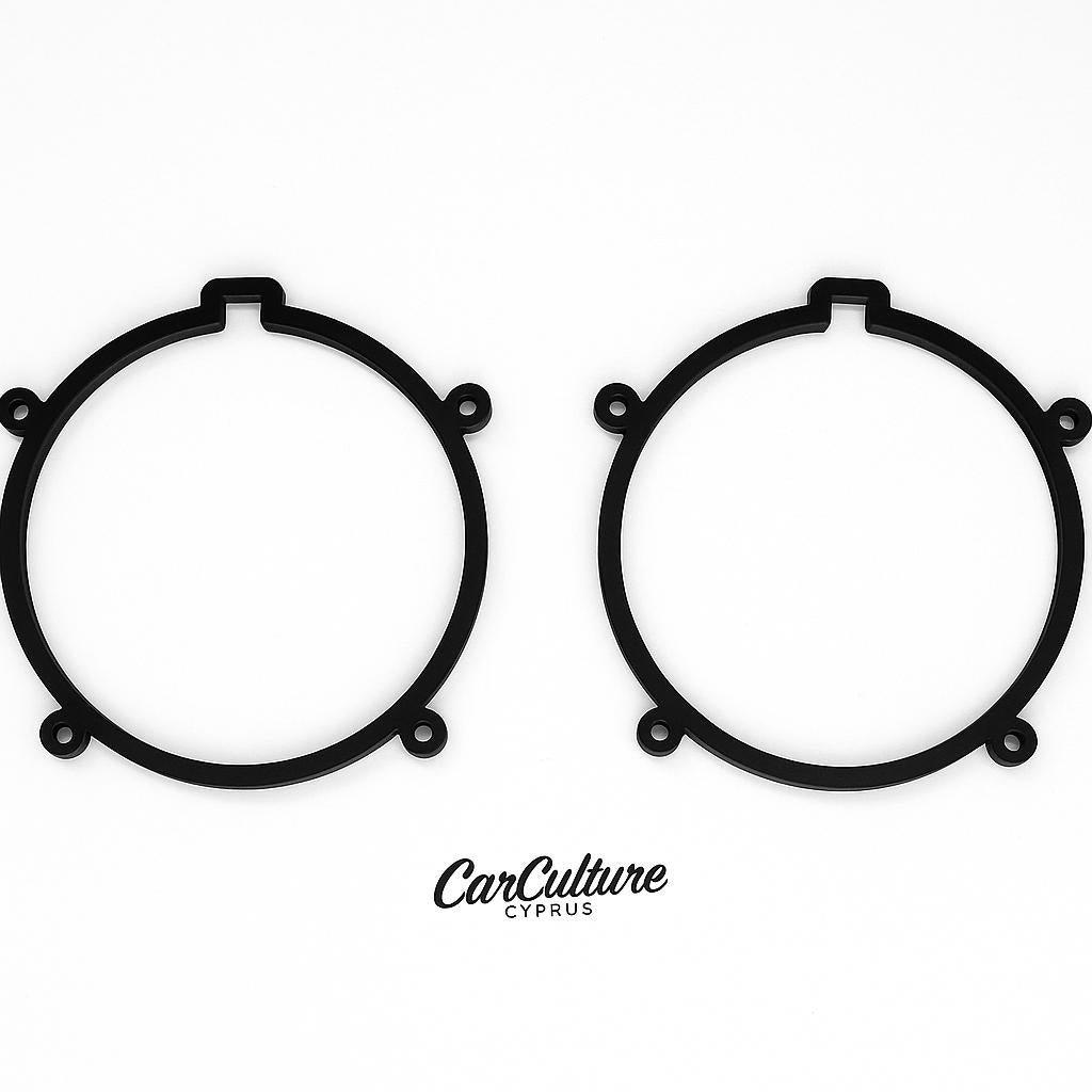 Renault Twizy LED Headlight Support Brackets Set of 2 | Aftermarket LED Mounts black
