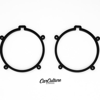 Renault Twizy LED Headlight Support Brackets Set of 2 | Aftermarket LED Mounts black