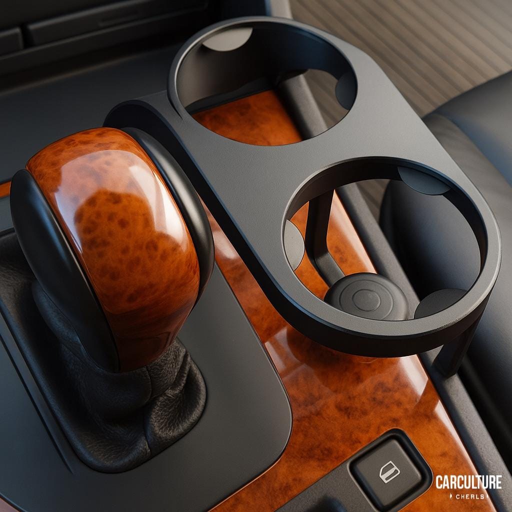 BMW E39 Front Cup Holder – DIY Kit (Automatic, Left & Rright Versions) black