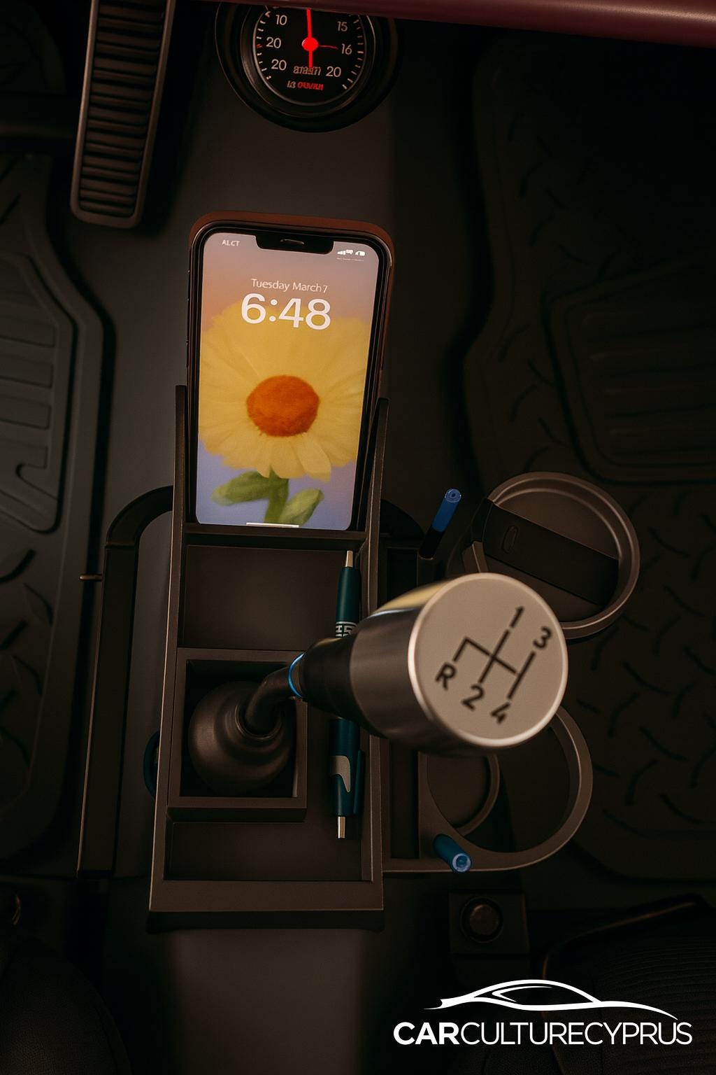 VW Type 1 Bug Center Console Cup Holder & Organizer – DIY Assembly Kit