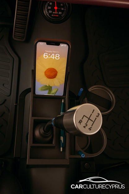 VW Type 1 Bug Center Console Cup Holder & Organizer – DIY Assembly Kit