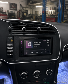 Saab 9-3 2DIN Radio Dash Adapter Frame – Double DIN Stereo Bezel