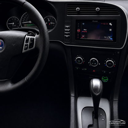 Saab 9-3 2DIN Radio Dash Adapter Frame – Double DIN Stereo Bezel