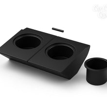 VW T6 Dashboard Cup Holder Set: Custom Fit, Spill-Proof black