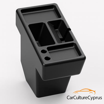 Ford Maverick Front Console Organizer with Phone Holder – 2022-2024 Maverick Storage Tray Insert Black