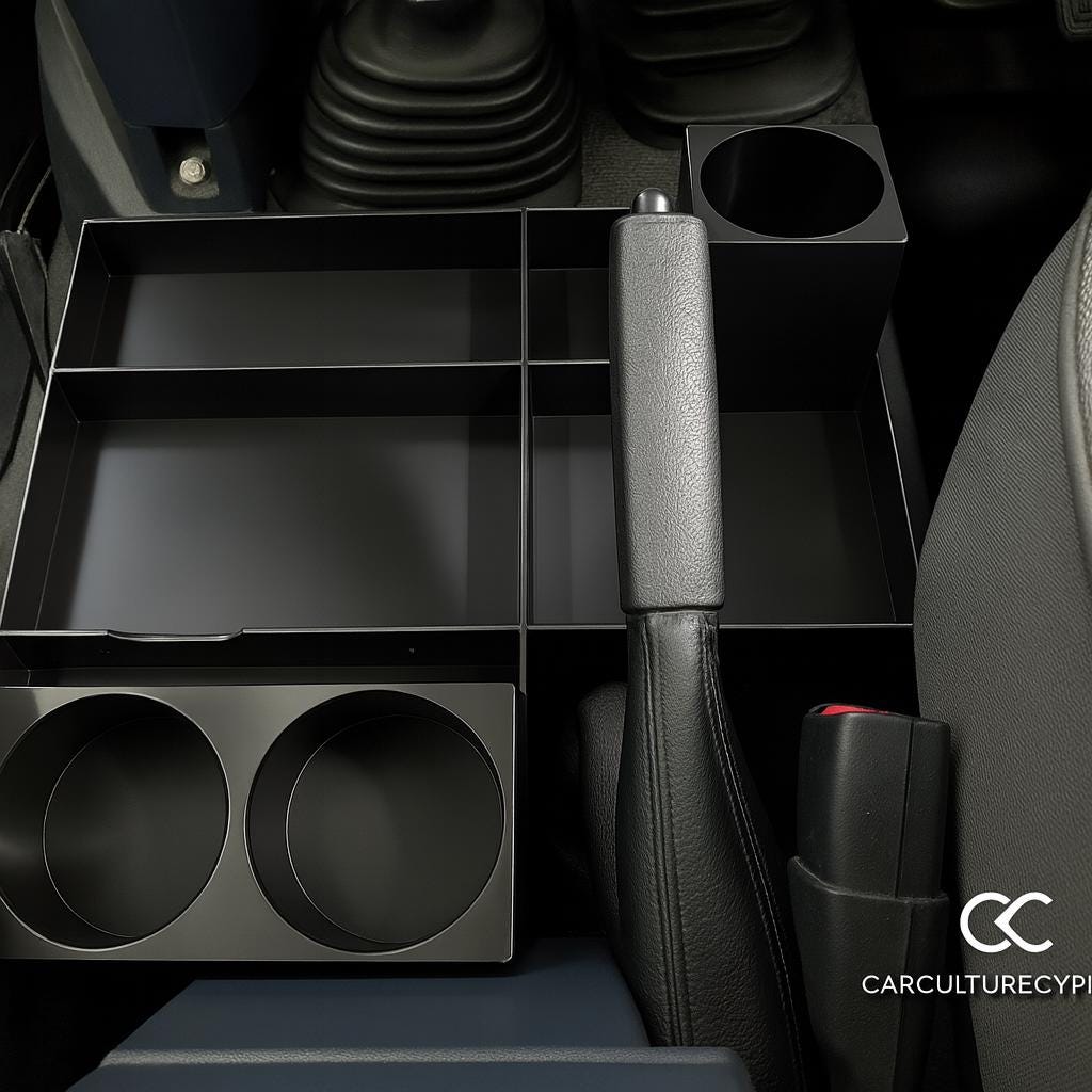 Land Cruiser 70 Series Center Tray Organizer & Cup Holders | Fits LC76 |