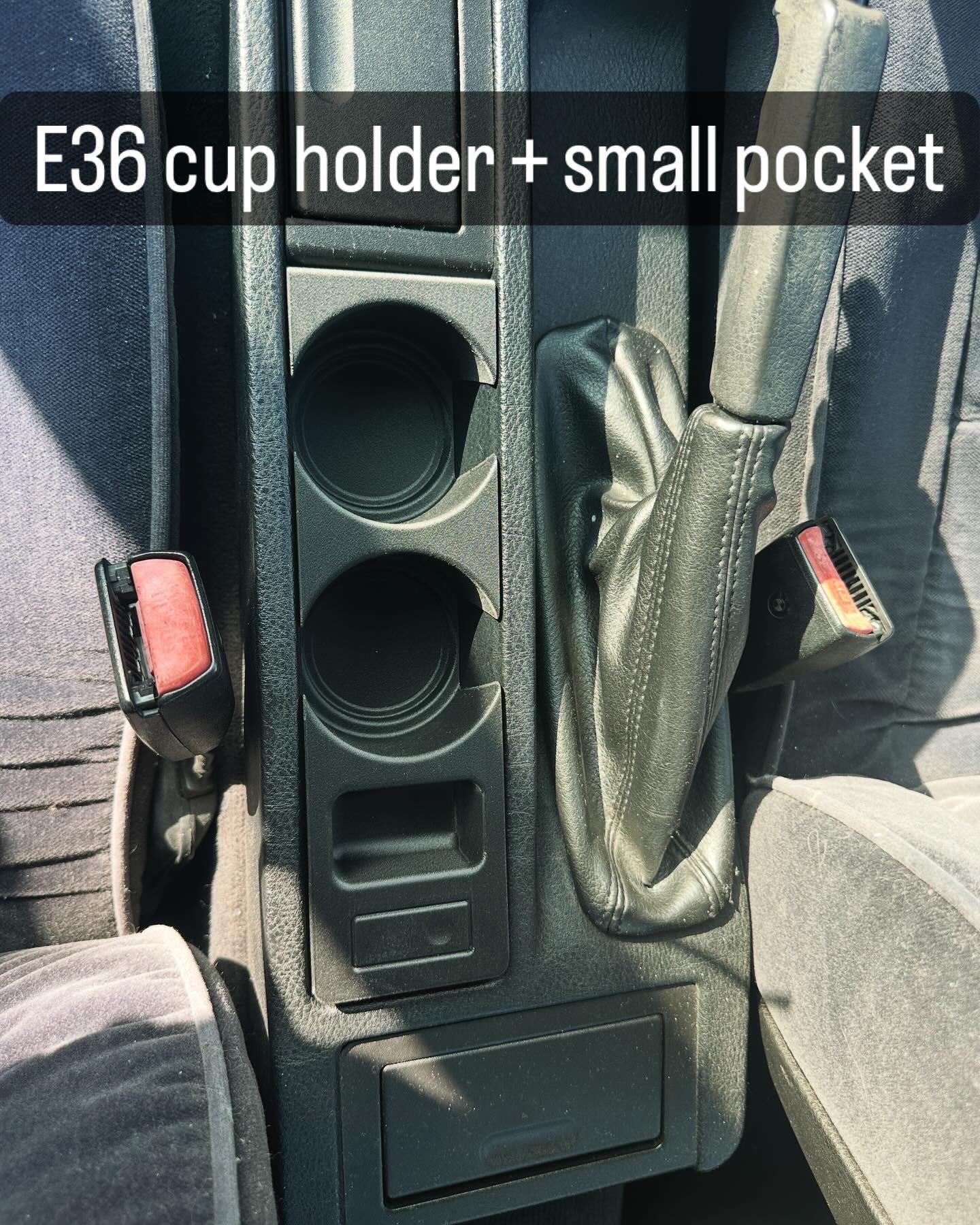 BMW E36 Cup Holder: 3D-Printed Center Console Insert