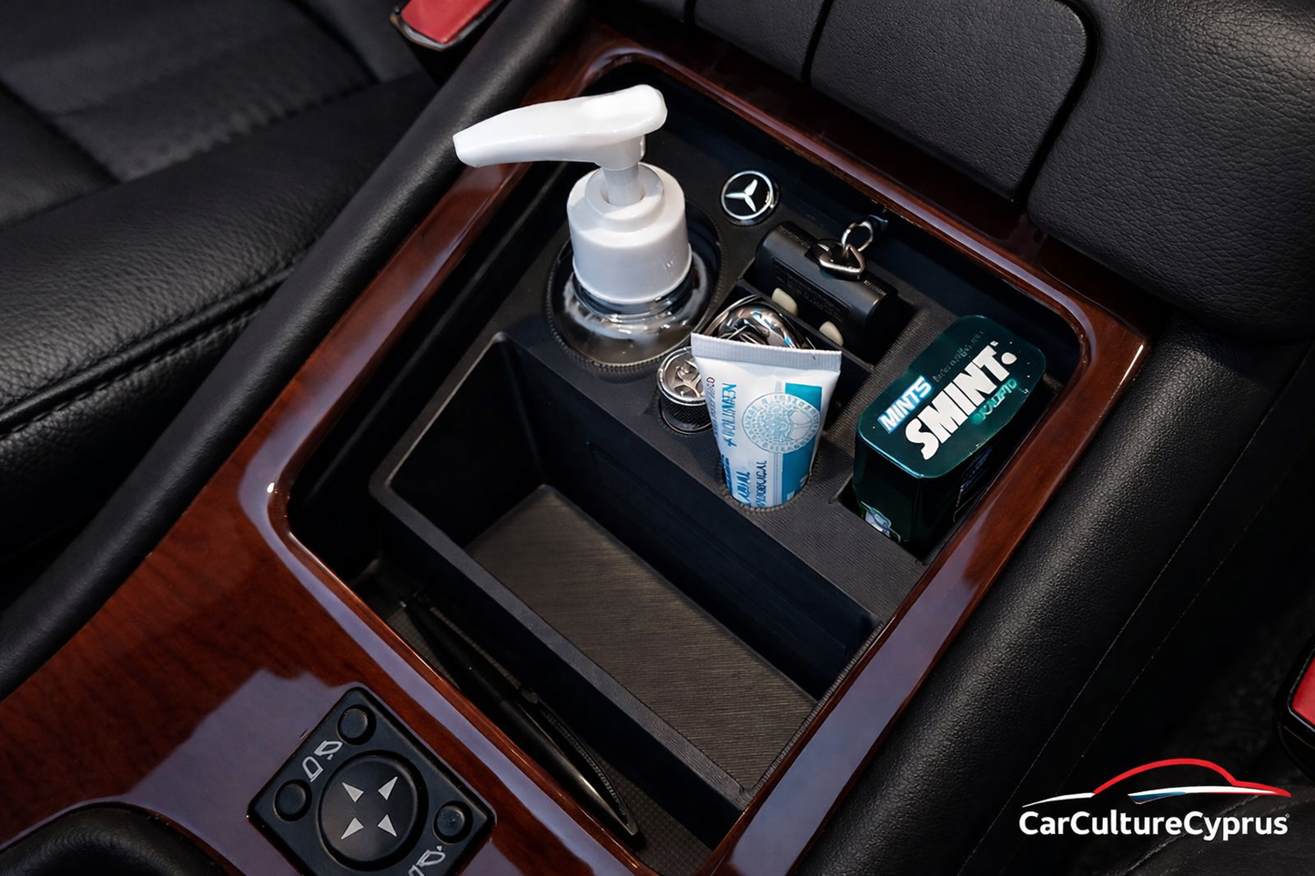 Mercedes ML W163 Center Console Organizer Tray | Storage Insert for Cup Holder Area | 1998–2005
