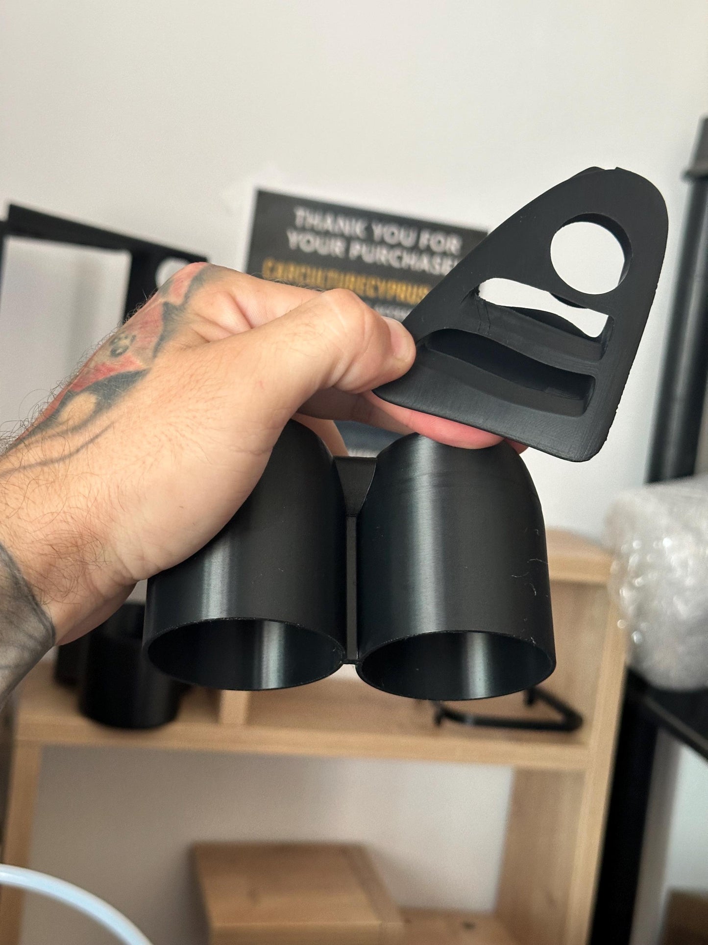 Mazda RX-8 Gauge Holder: 52mm, Single/Dual, Left/Right Hand Drive Compatible, Black