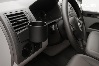 VW T5 Van Cup Holder: 3D Printed Dashboard Drink Holder black