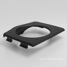 W124 Sedan Rear Door Speaker Enclosure: 10cm Audio Upgrade Set black