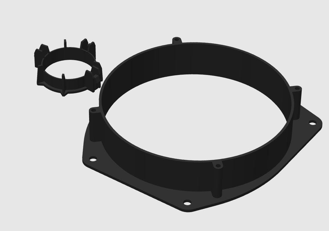 Mini Cooper R50/R53 Speaker and Tweeter Adapter – 6.5" & Tweeter Options