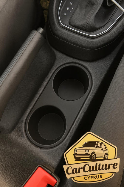 VW Caddy Cupholder Insert – Fits 2016+(Gen 4) black