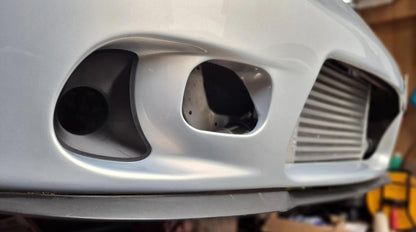Mitsubishi Eclipse Front Bumper Air Duct Set — 3-Inch Intake & Brake Cooling Enhancement