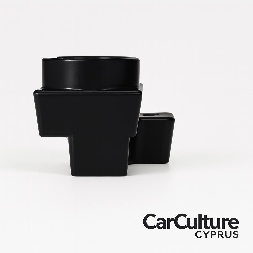 Mercedes 190E Front-Position Cup Holder – Optimized for Comfort & Access black