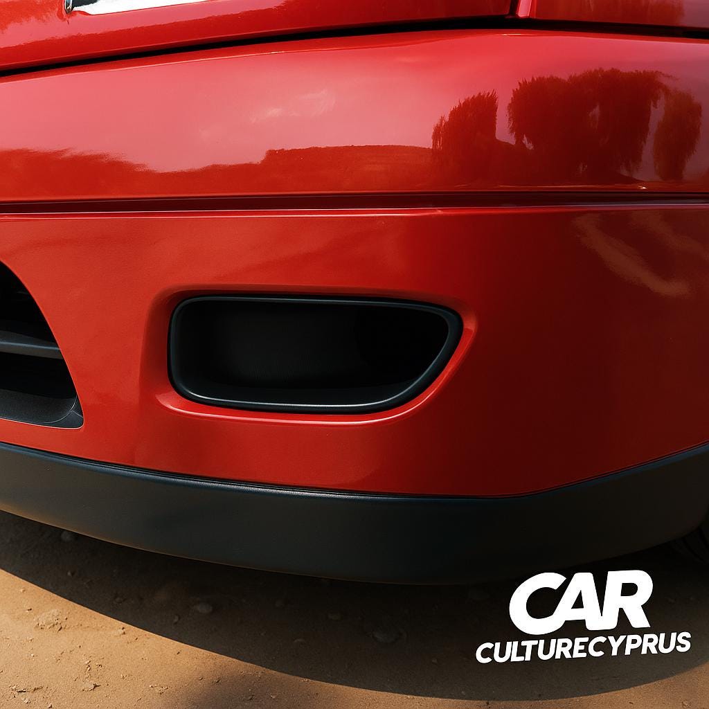 Citroen Saxo brake cooling ducts for fog lights Black