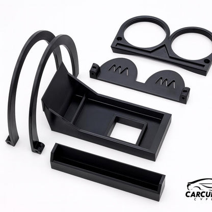 VW Type 1 Bug Center Console Cup Holder & Organizer – DIY Assembly Kit