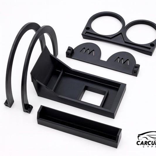 VW Type 1 Bug Center Console Cup Holder & Organizer – DIY Assembly Kit