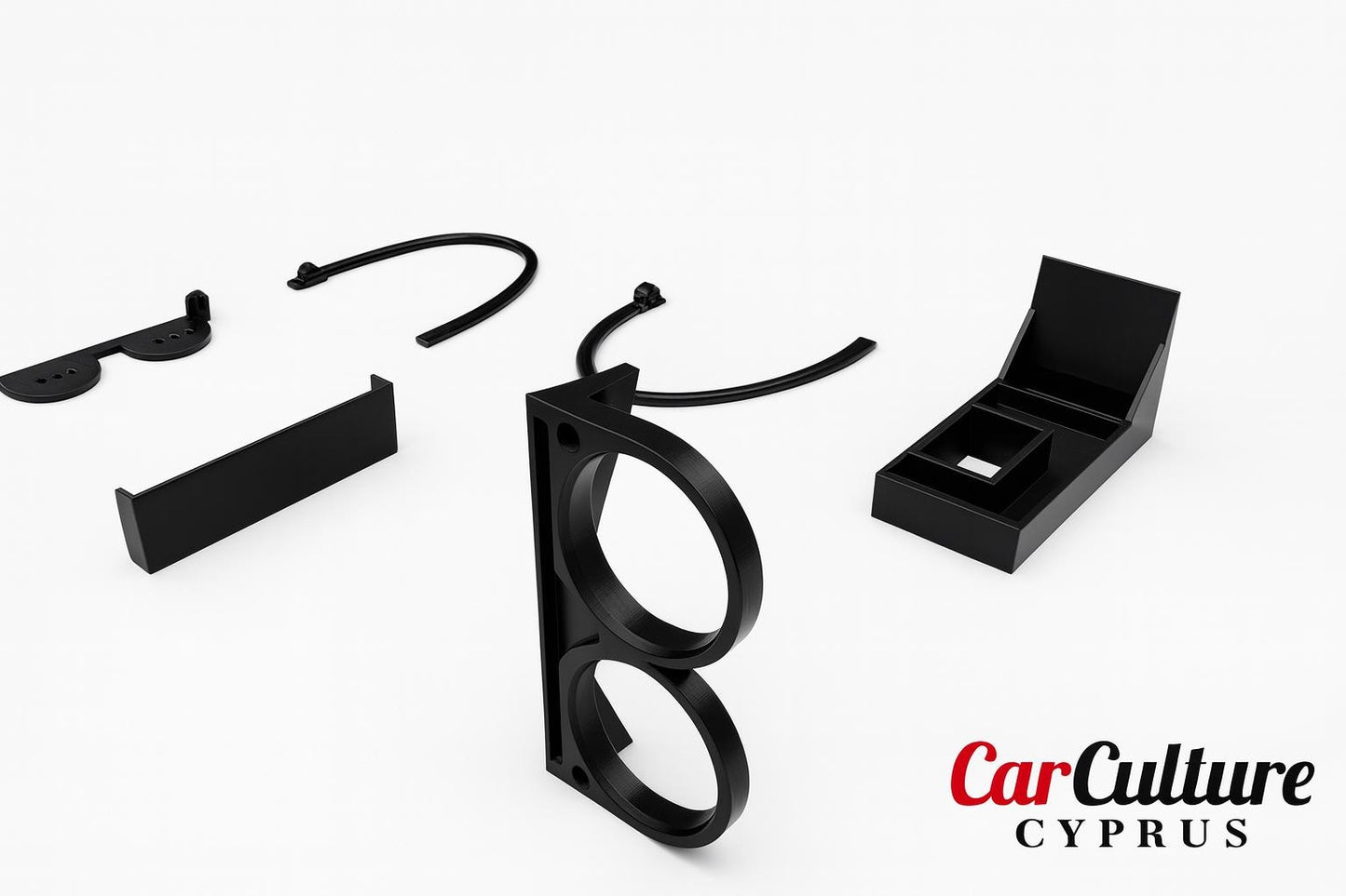 VW Type 1 Bug Center Console Cup Holder & Organizer – DIY Assembly Kit