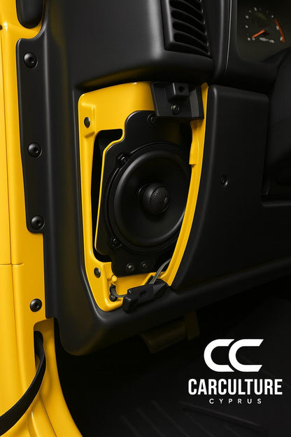 Jeep TJ 5.25” In-Dash Speaker Pods — Left & Right