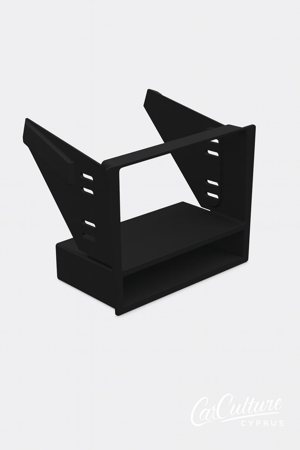 Volvo 740 double din Stereo Frame -  Mount with Storage Pocket black