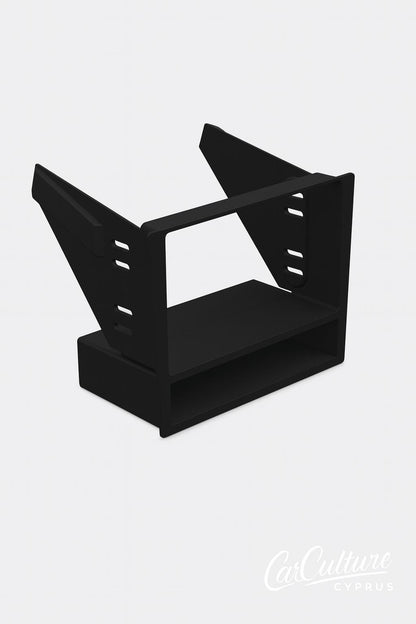 Volvo 740 double din Stereo Frame -  Mount with Storage Pocket black