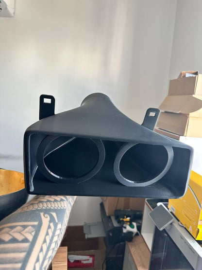 BMW E36 Cold Air Headlight Intake Black