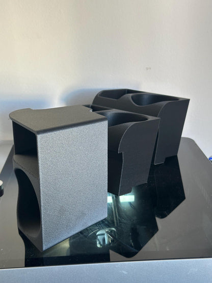 BMW E46 Rear Ashtray Delete – Cup Holder + Storage Insert (1998–2006)