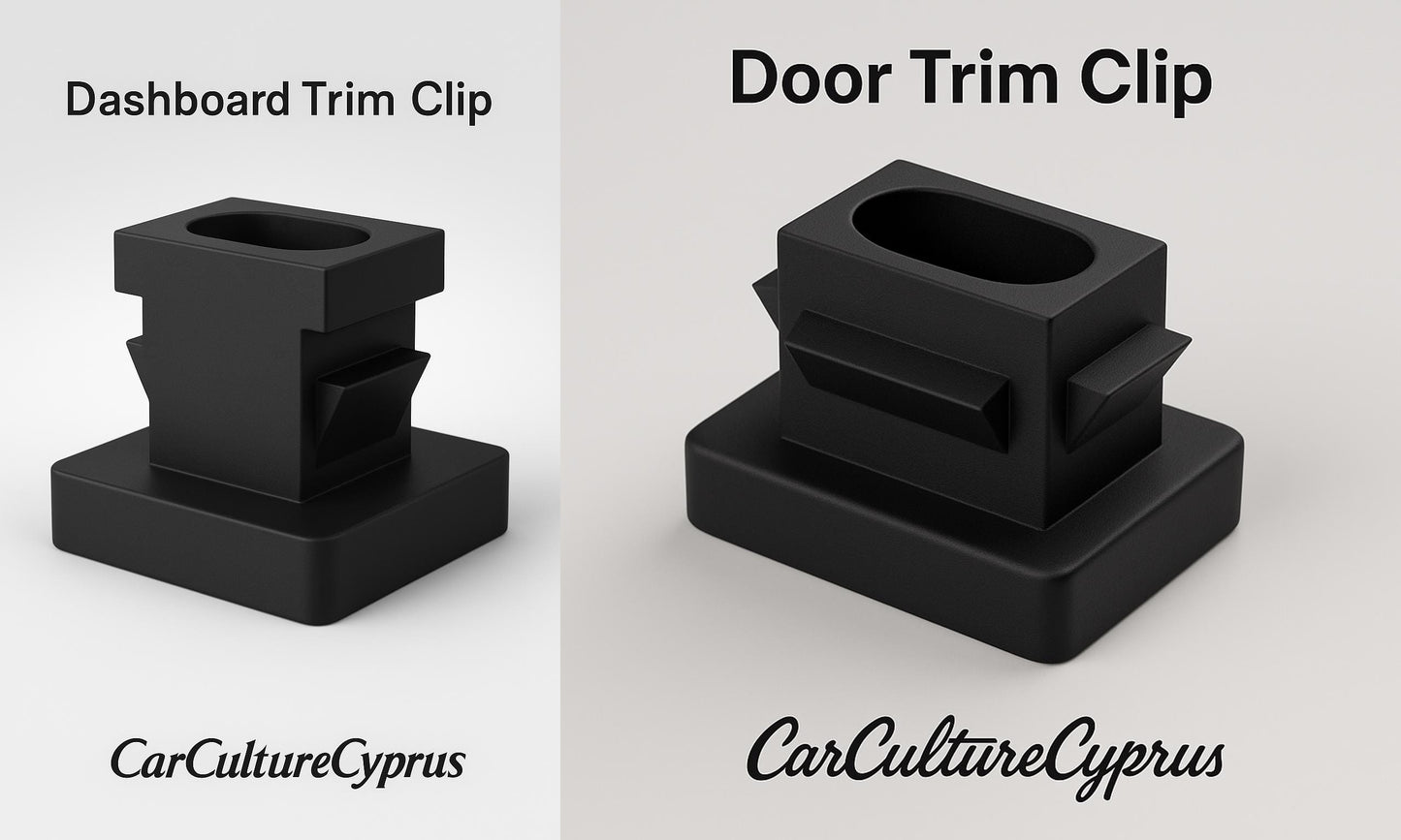 BMW E46 Black Trim Clips Set: OEM Style, Durable Plastic (20pcs)