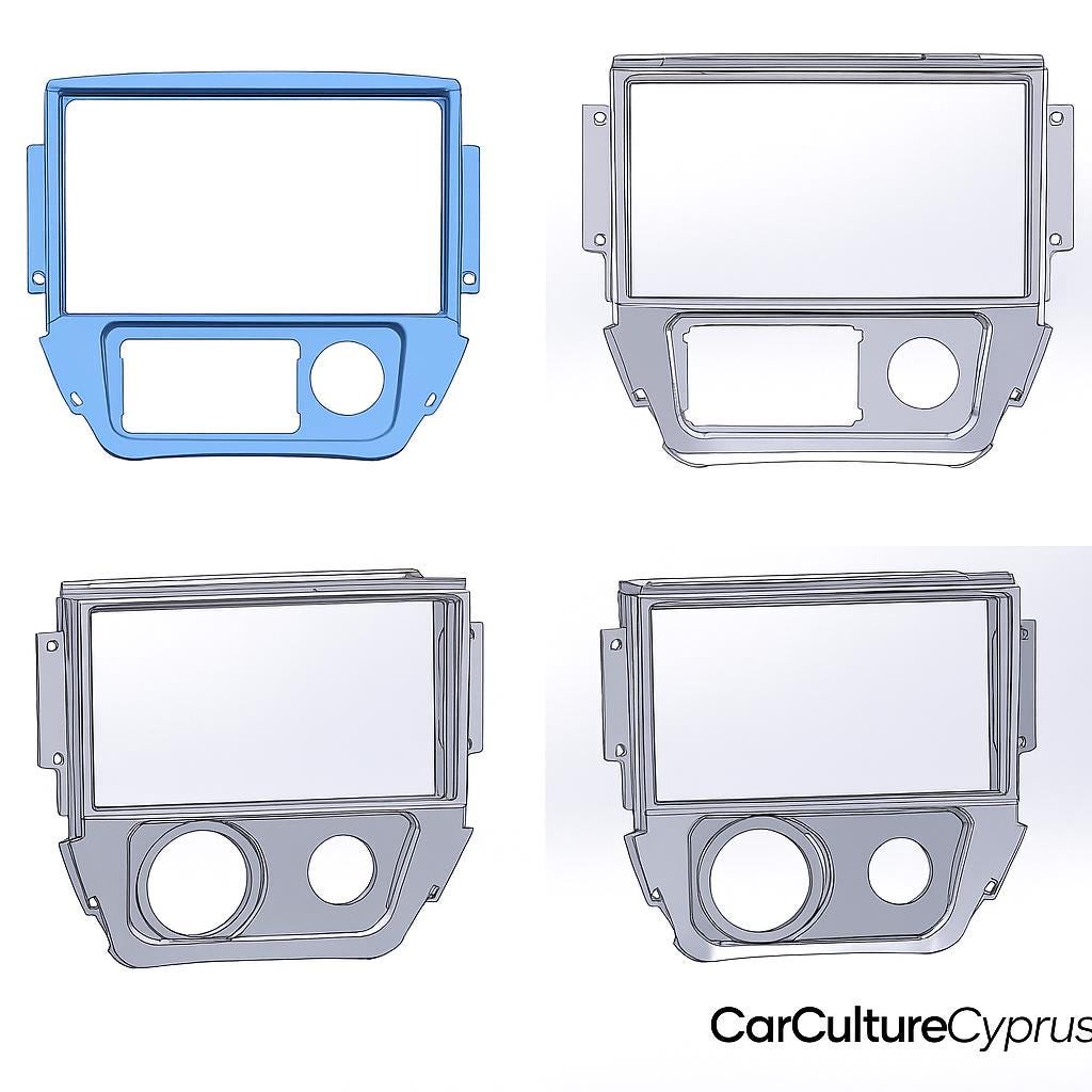 Honda Civic EG 92–95 Jdm Gathers Double DIN Panel – Black