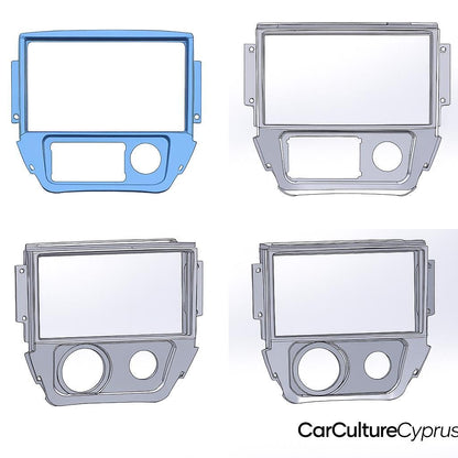 Honda Civic EG 92–95 Jdm Gathers Double DIN Panel – Black