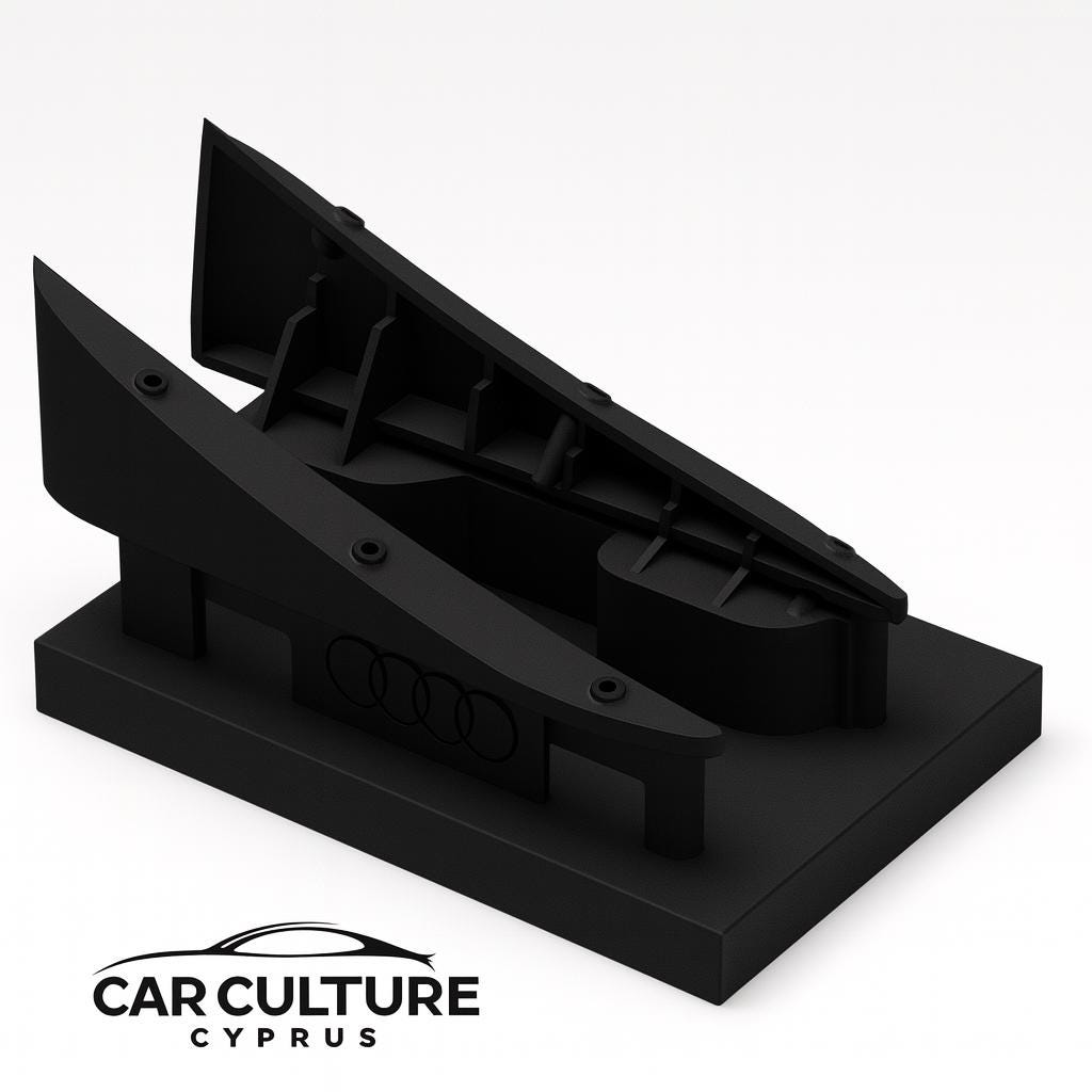 Audi TT MK2 Trunk Shelf Holder — Replacement Mount Clip (Black)