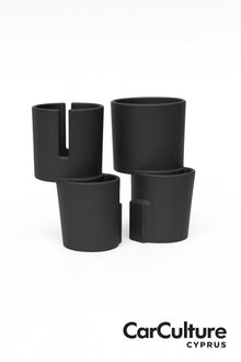 Nissan Leaf Cup Holder Adapter – Set of 2 (Fits 32–44oz) black