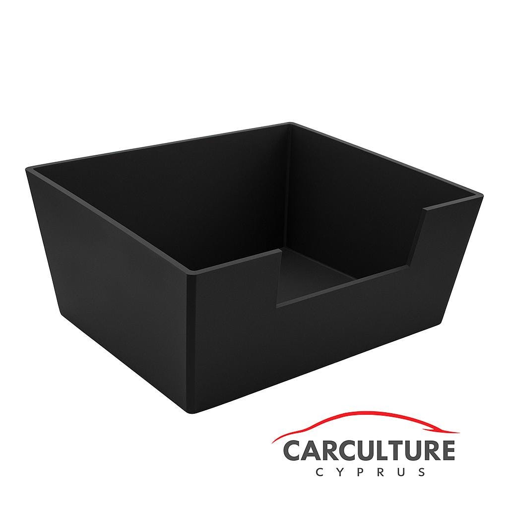 Renault Captur II Armrest Organizer | ASA Plastic Console Insert (2020-2024) black
