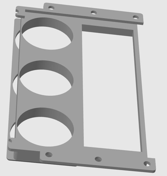 Mazda RX7 FC 52mm Triple Gauge Pod – Single DIN Radio + 3 Gauge Panel Combo