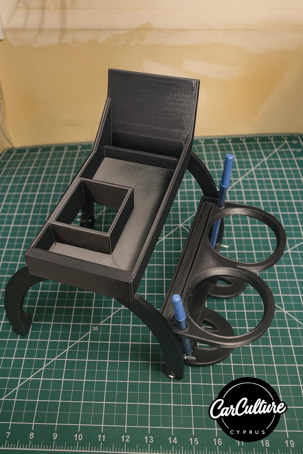 VW Type 1 Bug Center Console Cup Holder & Organizer – DIY Assembly Kit