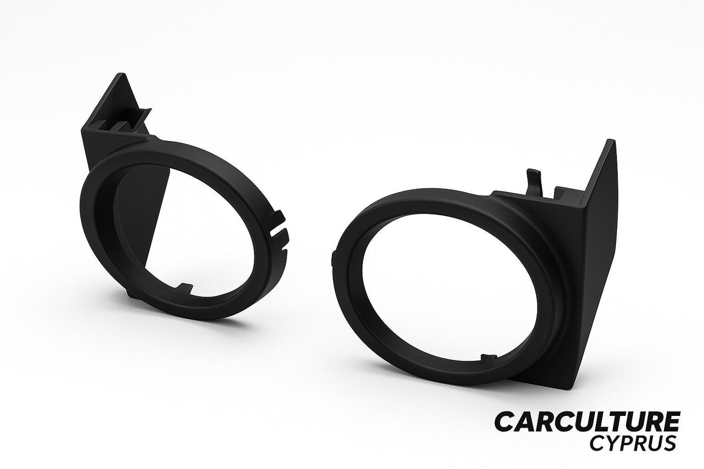 BMW E46 M-Tech 2 Fog Light Shroud Set | Custom Fit, Paintable