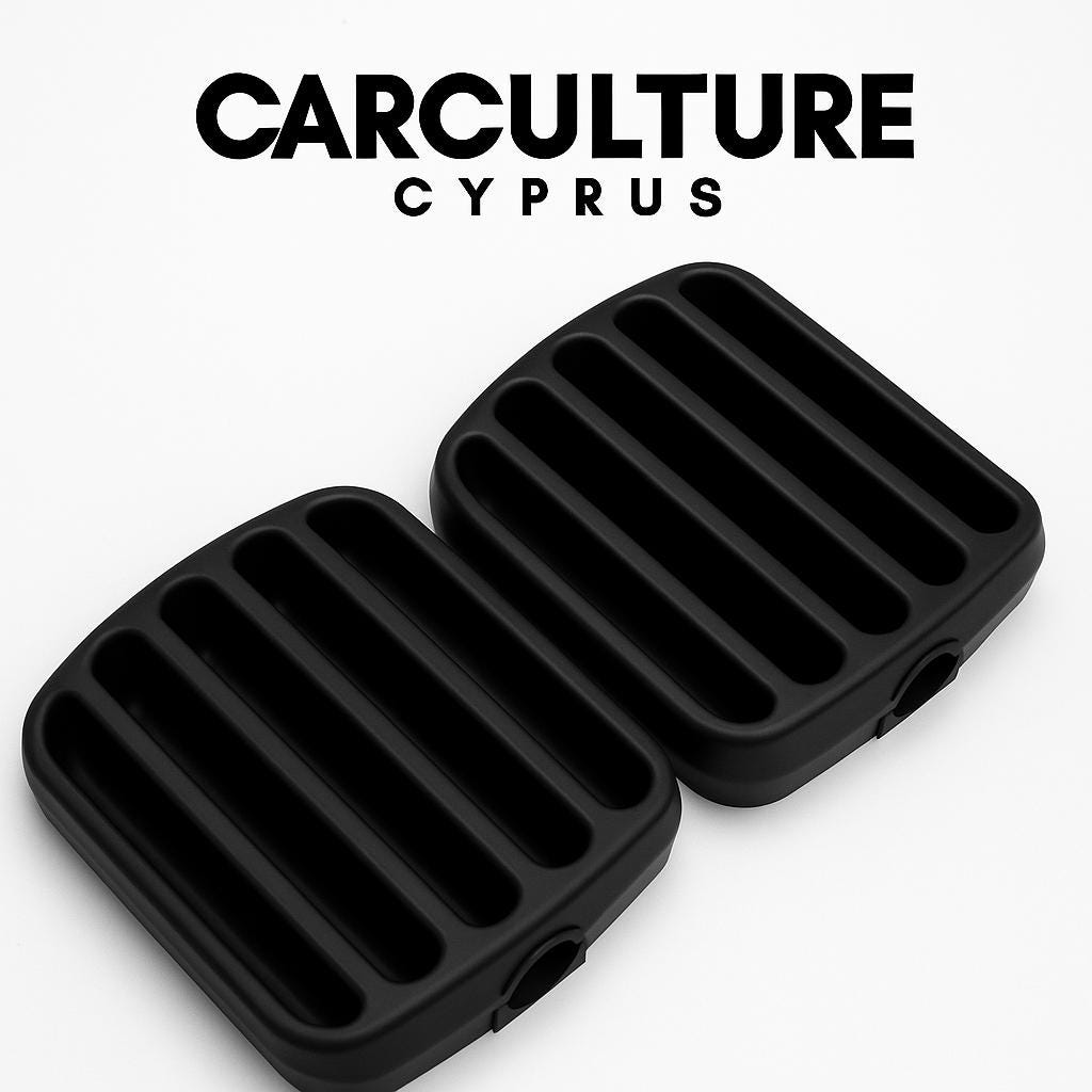 Renault Clio II Thalia I Center Vent Grille Set | ASA OEM Replacement black