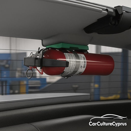 Pontiac Fiero Fire Extinguisher Mount | No-Drill ASA Bracket | black