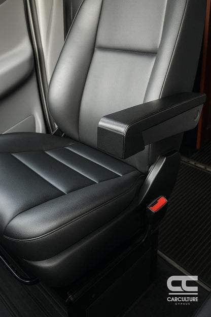 Replacement Mercedes Armrest Pad for T1N (2002–2006) / Dodge Sprinter Vans black
