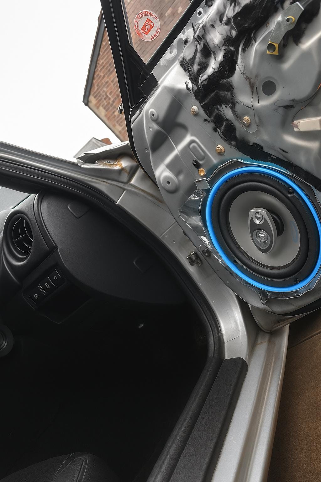 Mazda MX-5 NB 8" Speaker Mount | Integrated Water Deflector