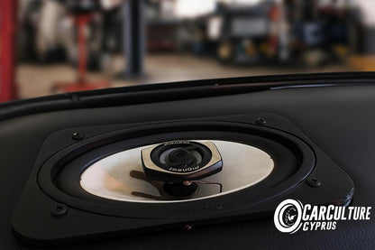 Porsche 993 Rear Speaker Shim | Aftermarket Spacer | OEM Trim Compatible ASA Mount black