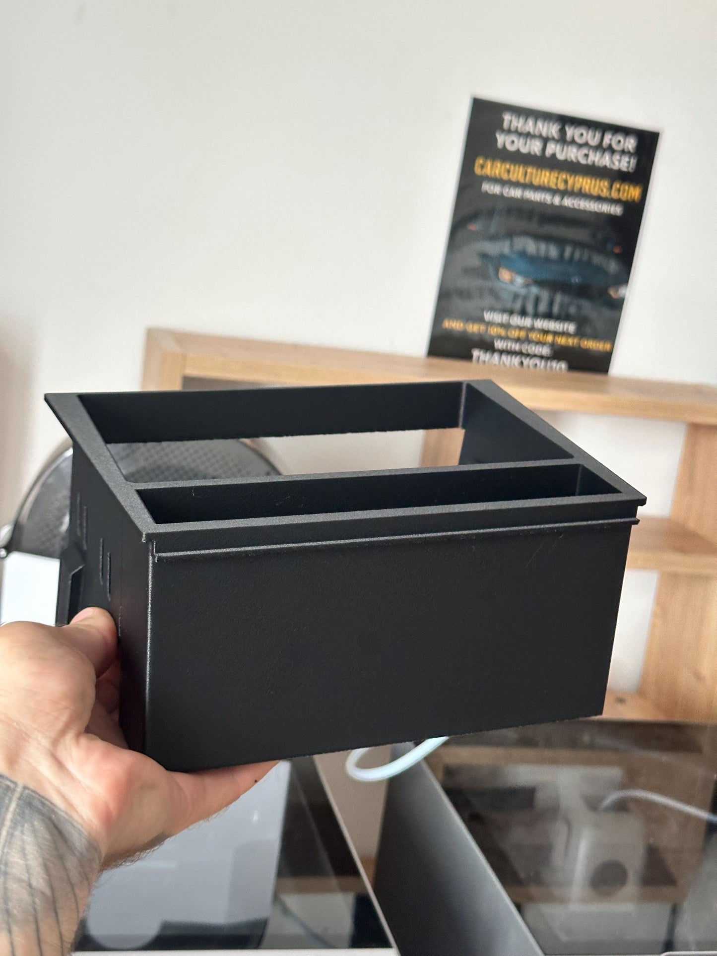 Volvo 740 double din Stereo Frame -  Mount with Storage Pocket black