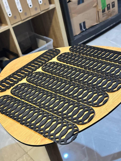 Jeep Grill Inserts – 7-Piece Set | Protective Black Mesh Covers for Wrangler